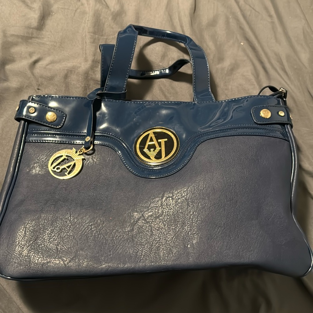 Armani jeans blue handbag new